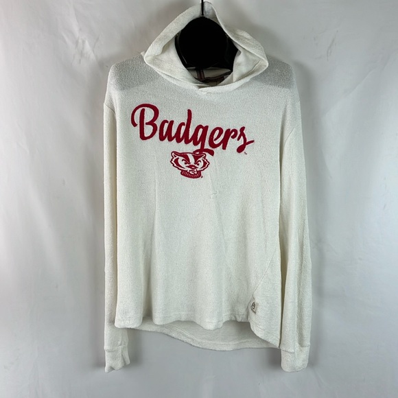 University of Wisconsin Badgers Terrycloth Hoodie | Size Large - Picture 1 of 9